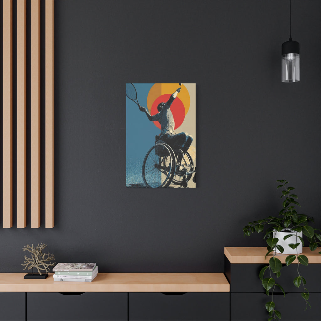 Empowering Wheelchair Tennis Canvas Art, Inspirational Wall Decor, Motivational Home Decor, Unique Gift for Sports Enthusiasts, [...]