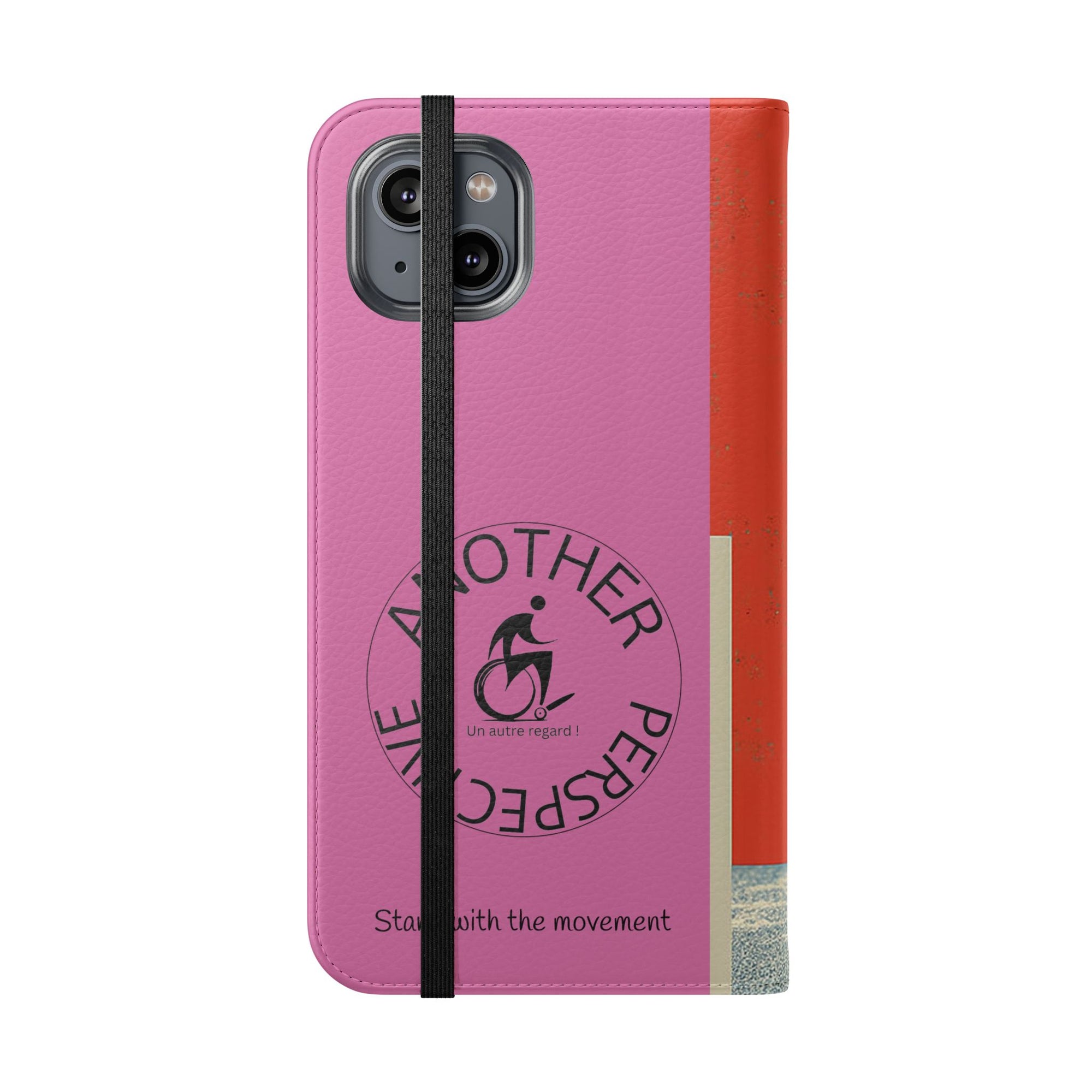 Empowering Flip Cases for Smartphones Course| Stand with the Movement, Stylish Phone Cover, Unique Gift, Inclusive Design, Support Accessibility