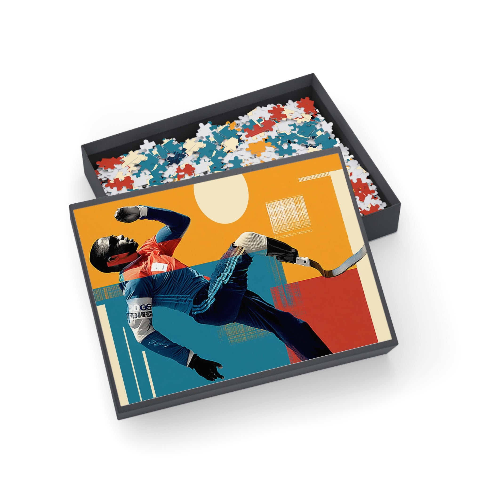Interactive Tennis Enthusiast Puzzle,  500-1000-Piece Jigsaw, Perfect for Gifts, Family Time, Home Decor, Cycling Theme