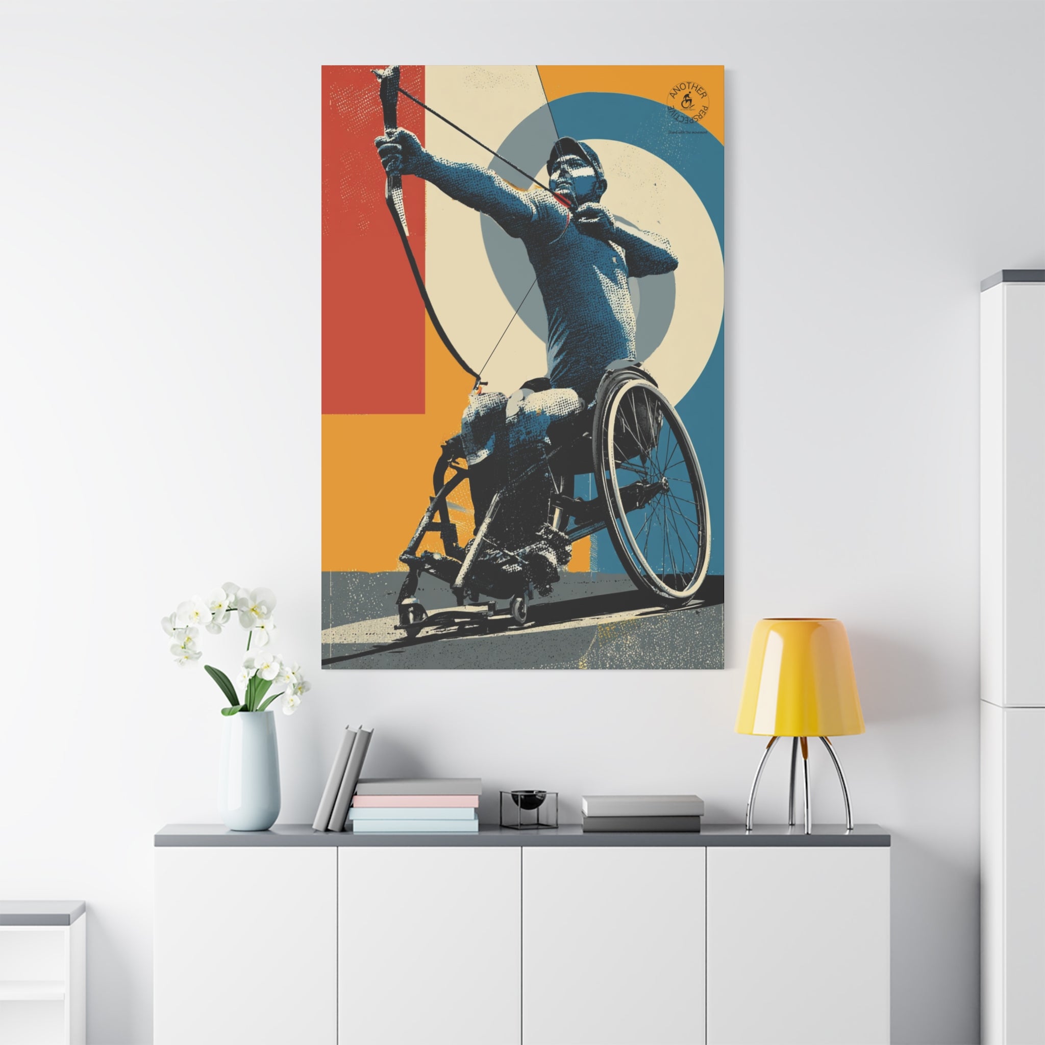 Empowering Wheelchair Archery Canvas Art, Inspirational Wall Decor, Motivational Home Decor, Unique Gift for Sports Enthusiasts, [...]