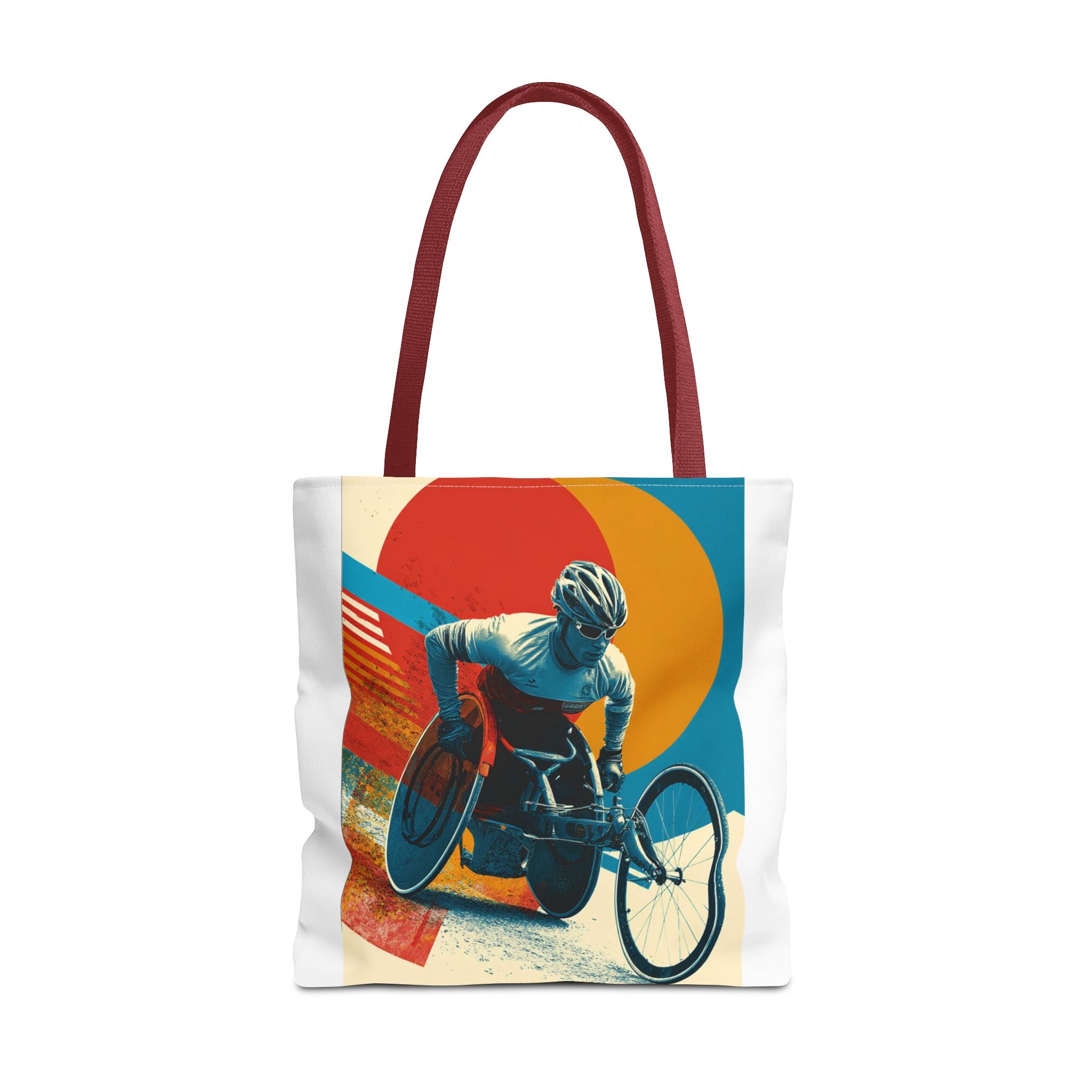 Inspirational Wheelchair Sports Tote Bag | Motivational Gym Bag, Everyday Use, Eco-Friendly Gift, Unique Sporty Design