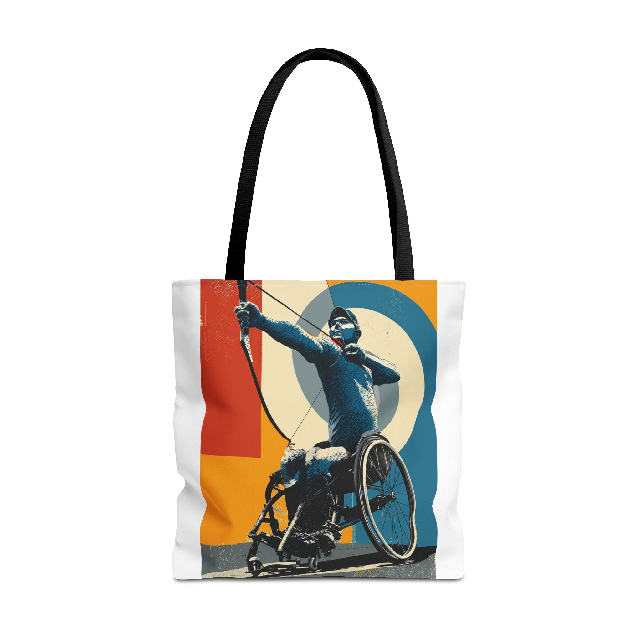 Inspirational Wheelchair Sports Tote Bag | Motivational Gym Bag, Everyday Use, Eco-Friendly Gift, Unique Sporty Design