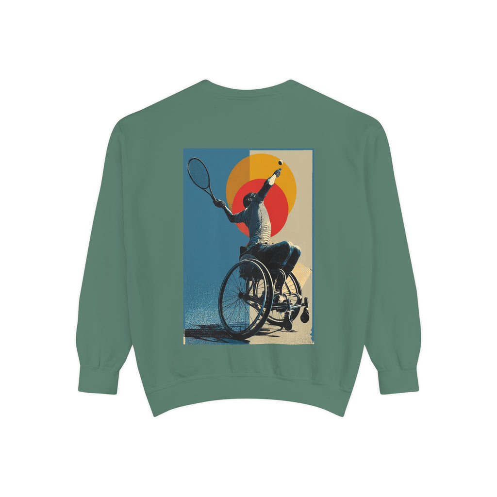 Inspirational Unisex Sweatshirt - Motivational Sports Tennis Design | Perfect for Coaches, Athletes, Gifts, Casual Wear, and Events