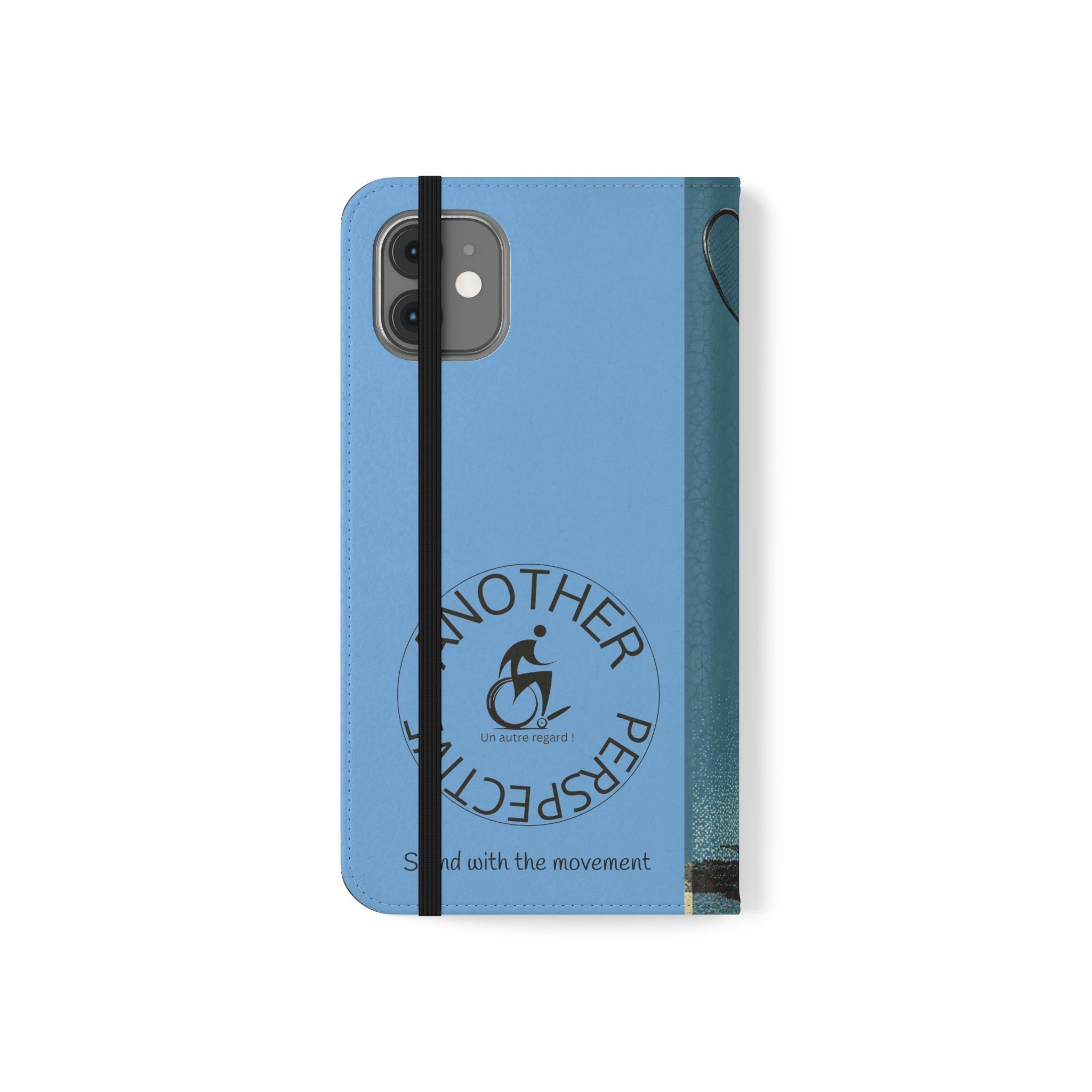 Sporty Flip Case for Athletes Tennis, Phone Wallet Cover, Stylish Mobile Case, Perfect Gift for Sports Fans, Functional Design