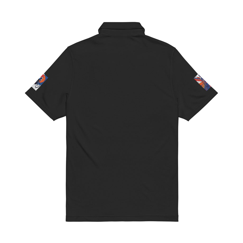Men's Performance Polo Shirt wheelchair course , Stylish Athletic Wear, Casual Golf Shirt, Great for Summer Outings, Ideal Gift for Dads