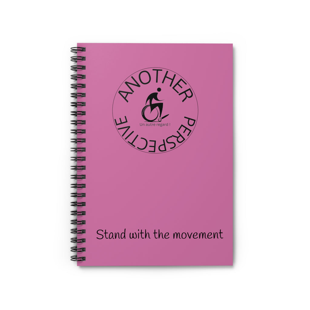 Inspirational Spiral Notebook Logo - Empowering Artwork, Ideal for Goal-Setting, Journaling, Gifts for Athletes, Rehab Tools, Women's Empowerment