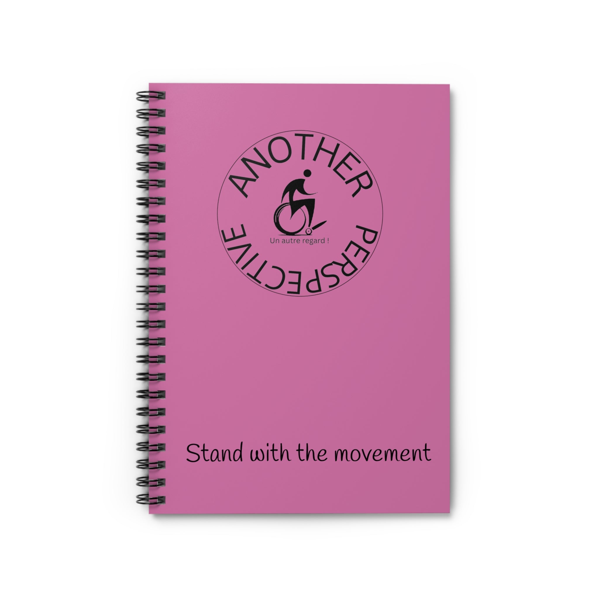 Inspirational Spiral Notebook Logo - Empowering Artwork, Ideal for Goal-Setting, Journaling, Gifts for Athletes, Rehab Tools, Women's Empowerment