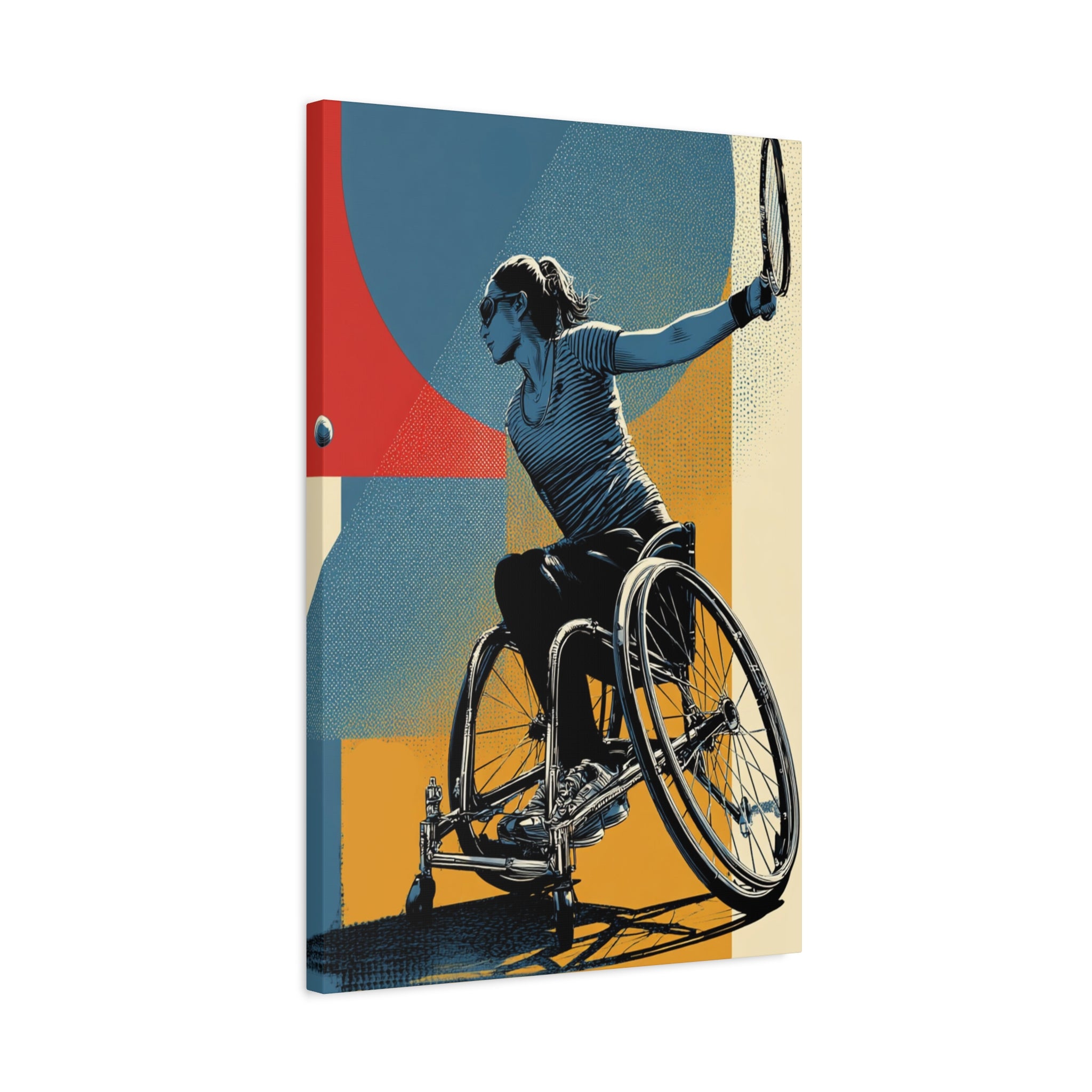 Empowering Wheelchair Tennis Canvas Art, Inspirational Wall Decor, Motivational Home Decor, Unique Gift for Sports Enthusiasts, [...]