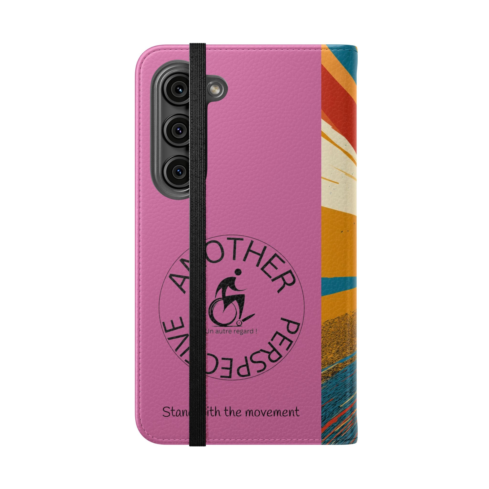 Inclusive Flip Cases for All Wheelchair, Phone Wallet, Strong & Stylish, Stand with the Movement, Perfect Gift, Everyday Use