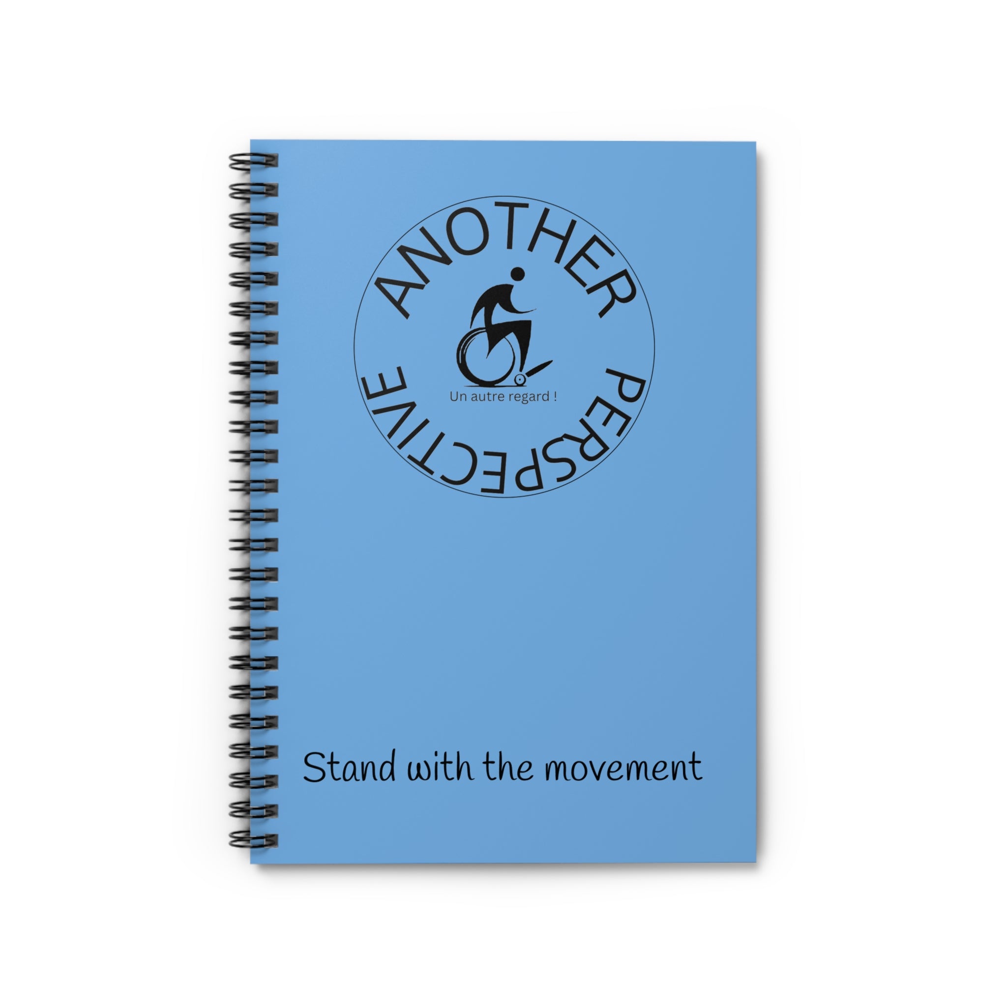Inspirational Spiral Notebook Logo- Empowering Artwork, Ideal for Goal-Setting, Journaling, Gifts for Athletes, Rehab Tools, Women's Empowerment
