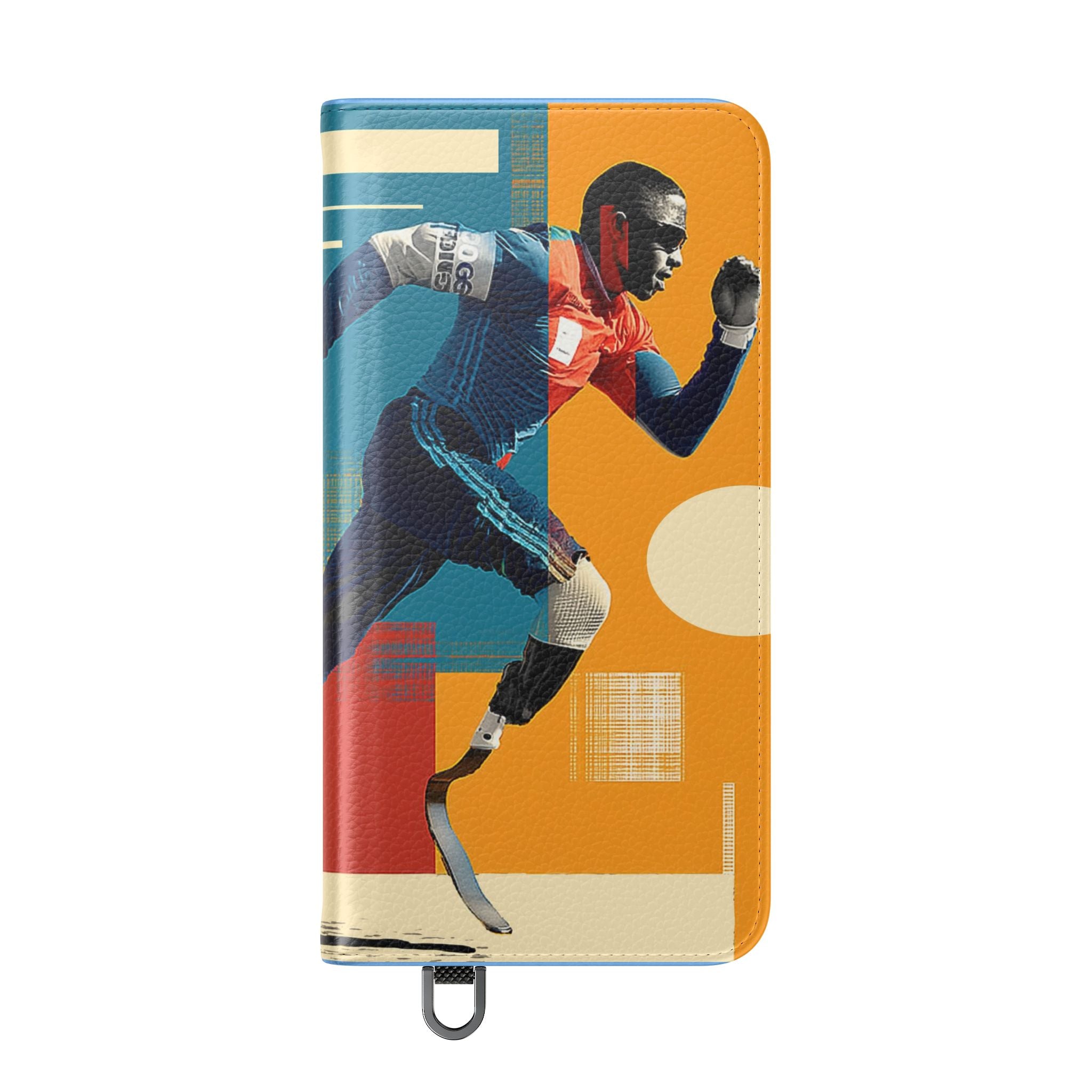 Sporty Flip Case for Athletes Course , Phone Wallet Cover, Stylish Mobile Case, Perfect Gift for Sports Fans, Functional Design