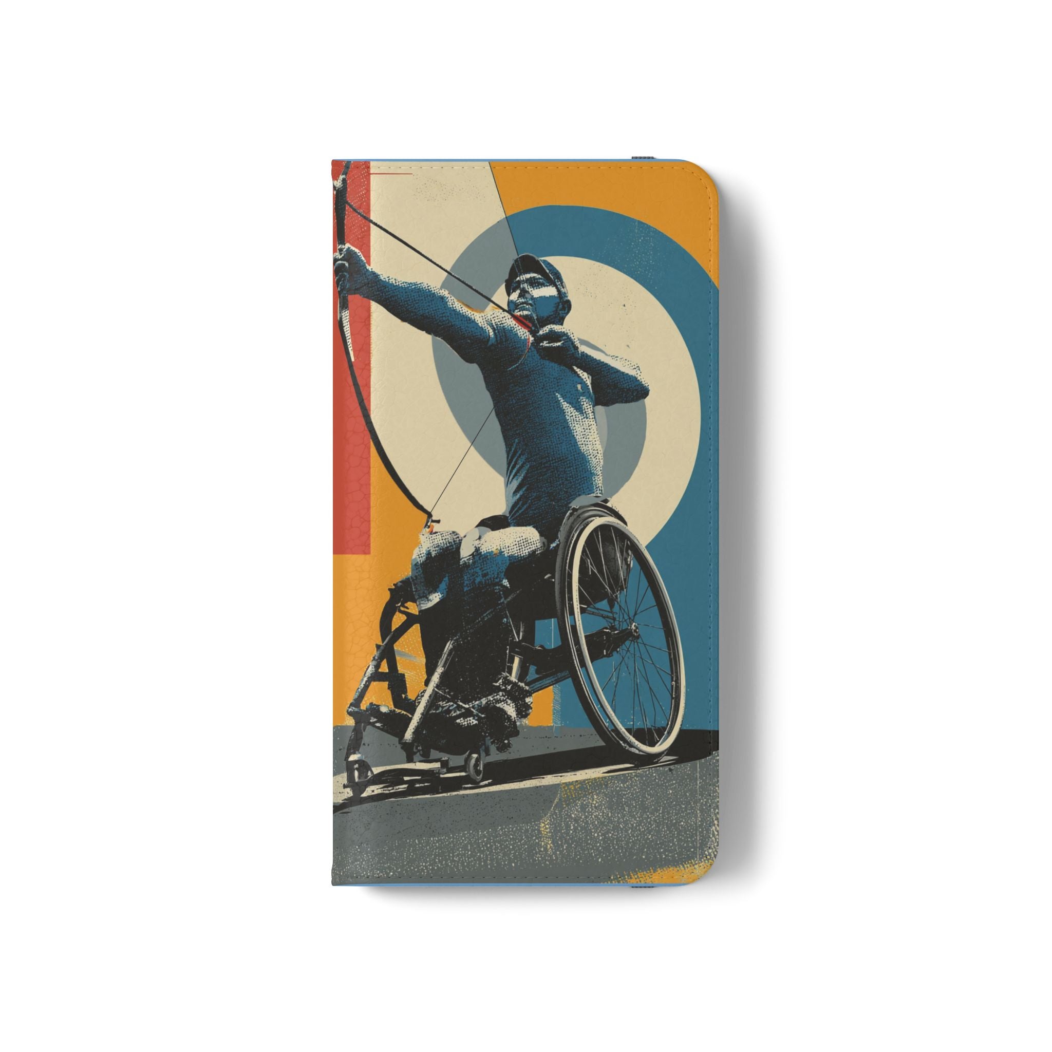 Sporty Flip Case for Athletes Archery, Phone Wallet Cover, Stylish Mobile Case, Perfect Gift for Sports Fans, Functional Design