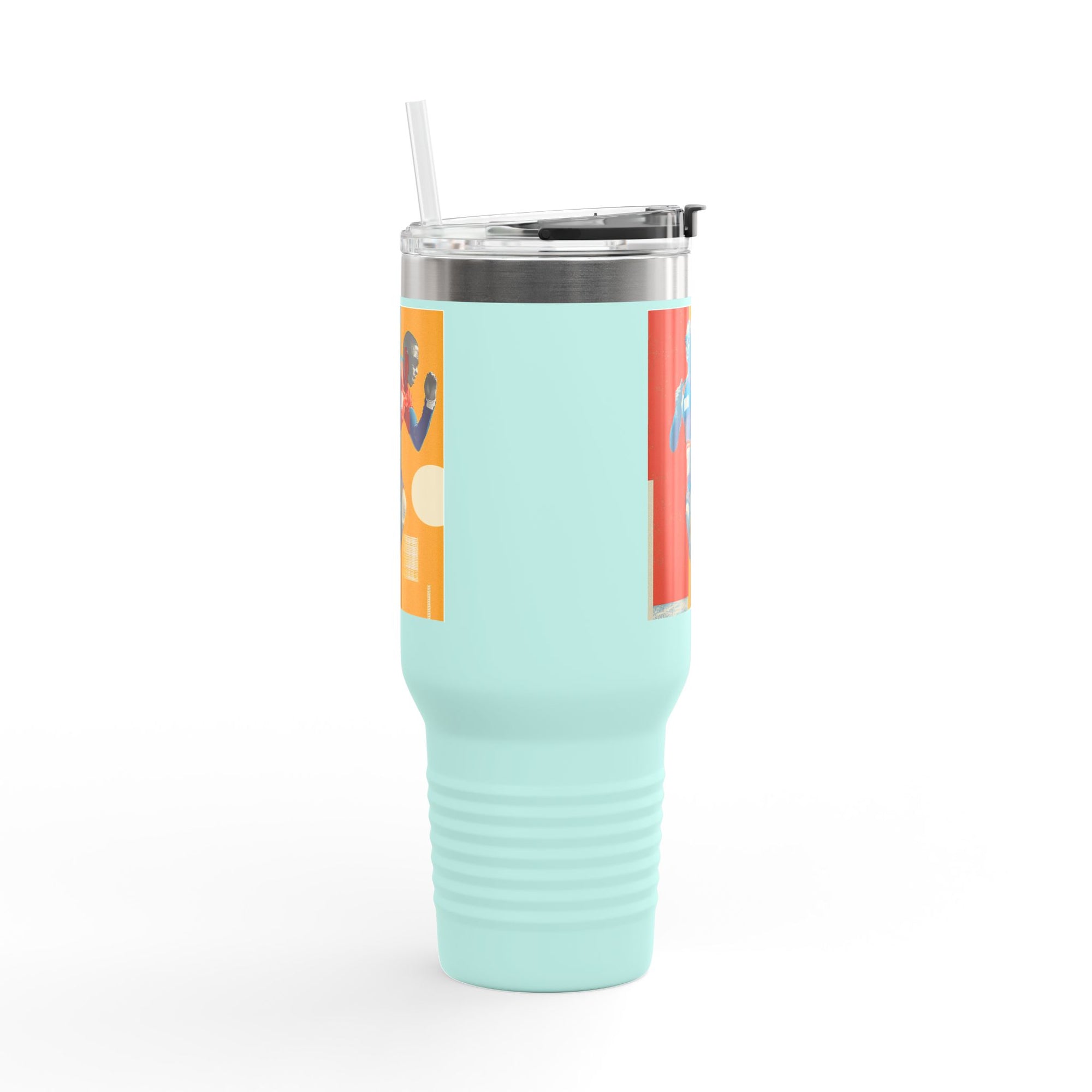 Vibrant Insulated Travel Mug, 40oz | Stylish Drinkware for Outdoor Adventures, Sports, Travel, Gifts