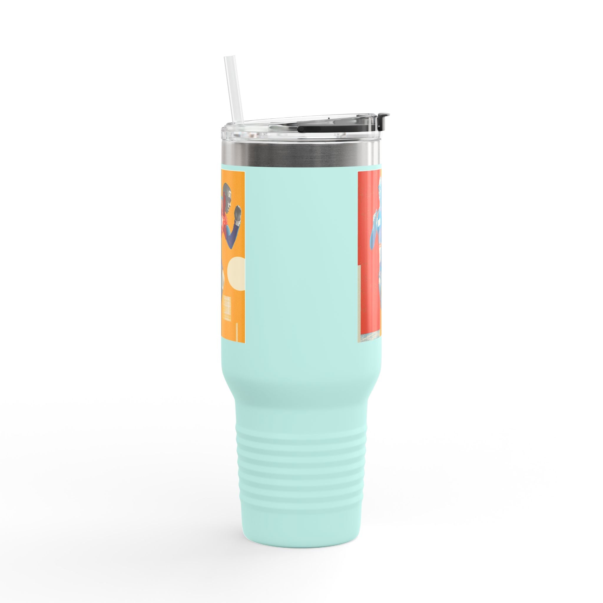 Vibrant Insulated Travel Mug, 40oz | Stylish Drinkware for Outdoor Adventures, Sports, Travel, Gifts
