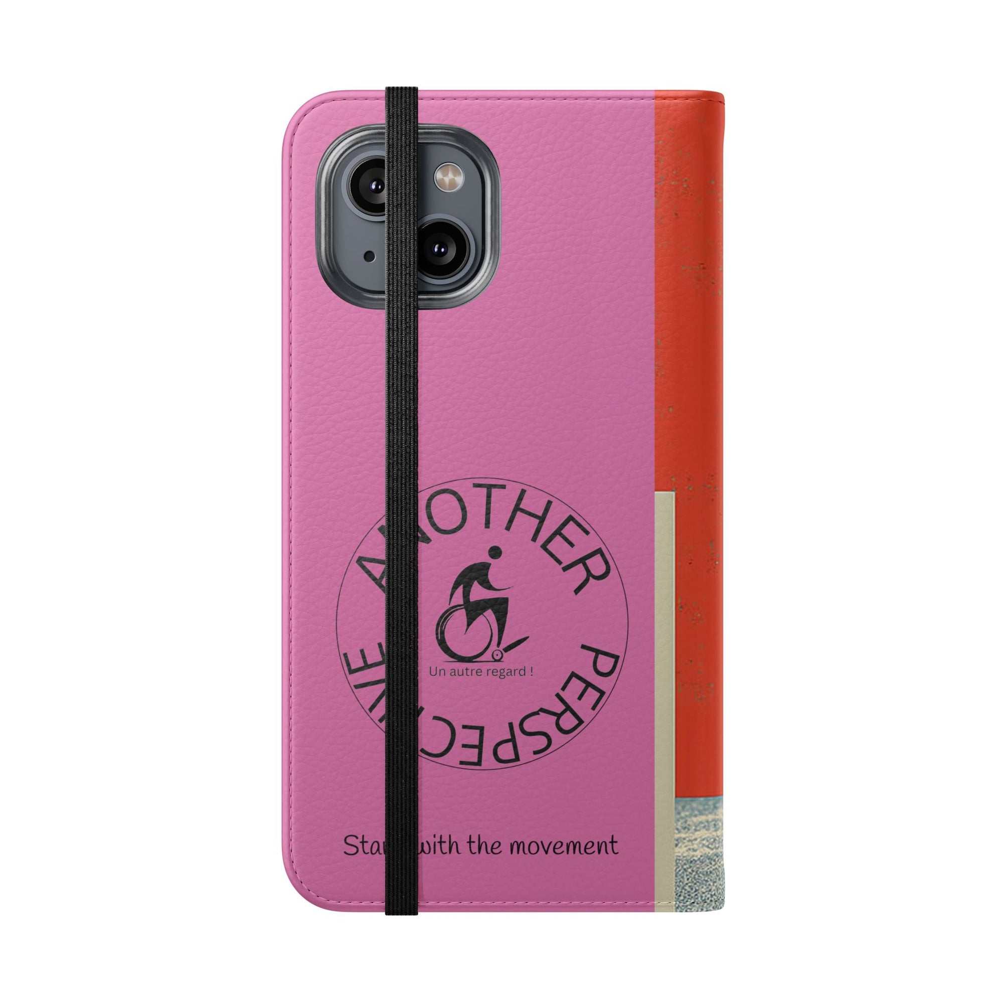 Empowering Flip Cases for Smartphones Course| Stand with the Movement, Stylish Phone Cover, Unique Gift, Inclusive Design, Support Accessibility
