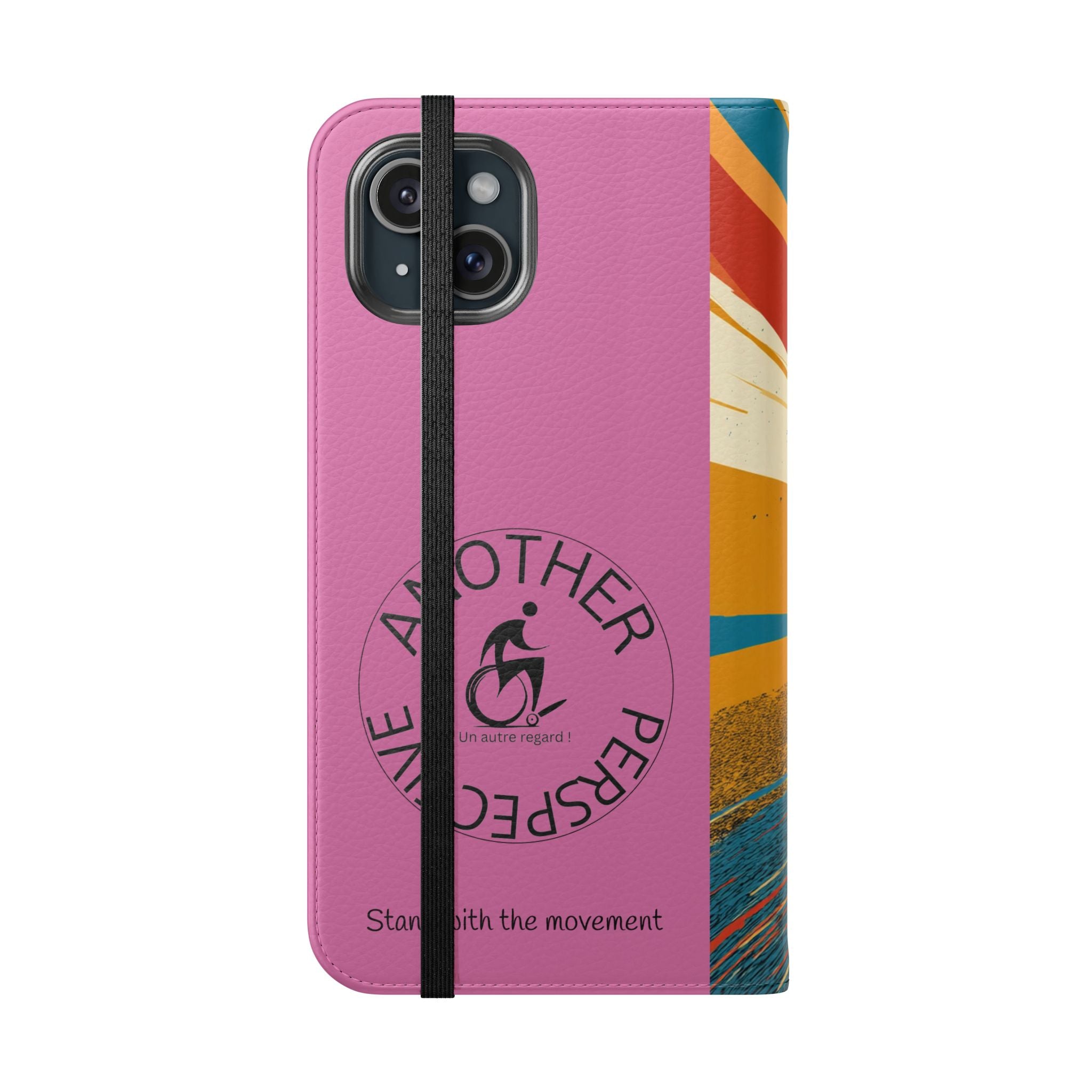 Inclusive Flip Cases for All Wheelchair, Phone Wallet, Strong & Stylish, Stand with the Movement, Perfect Gift, Everyday Use