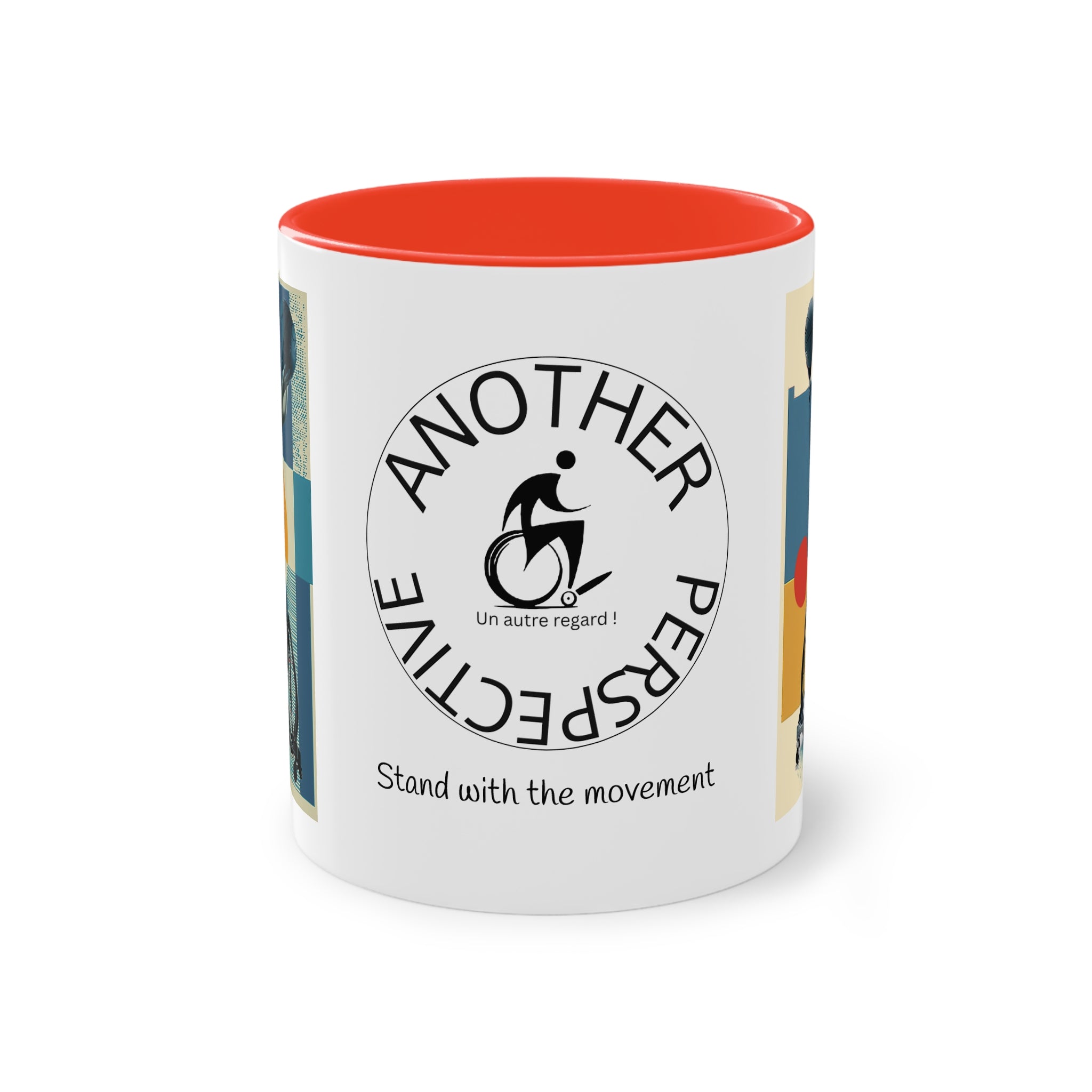 Dynamic Two-Tone Coffee Mug Basket,  Ideal Gift for Athletes, Motivational Morning Caffeine Boost, Sports Lover Cup