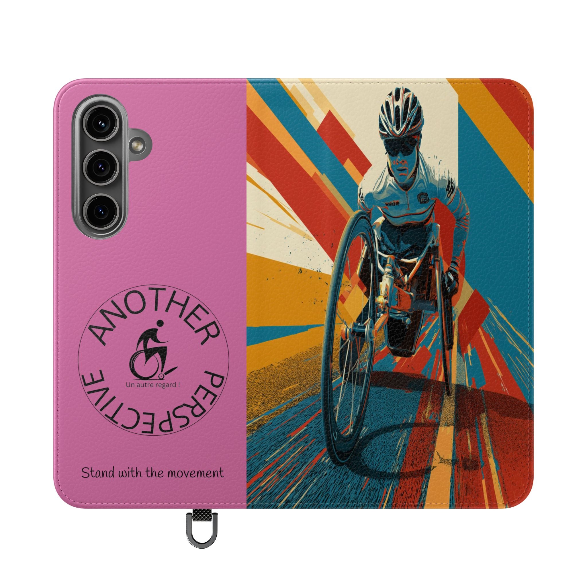 Inclusive Flip Cases for All Wheelchair, Phone Wallet, Strong & Stylish, Stand with the Movement, Perfect Gift, Everyday Use