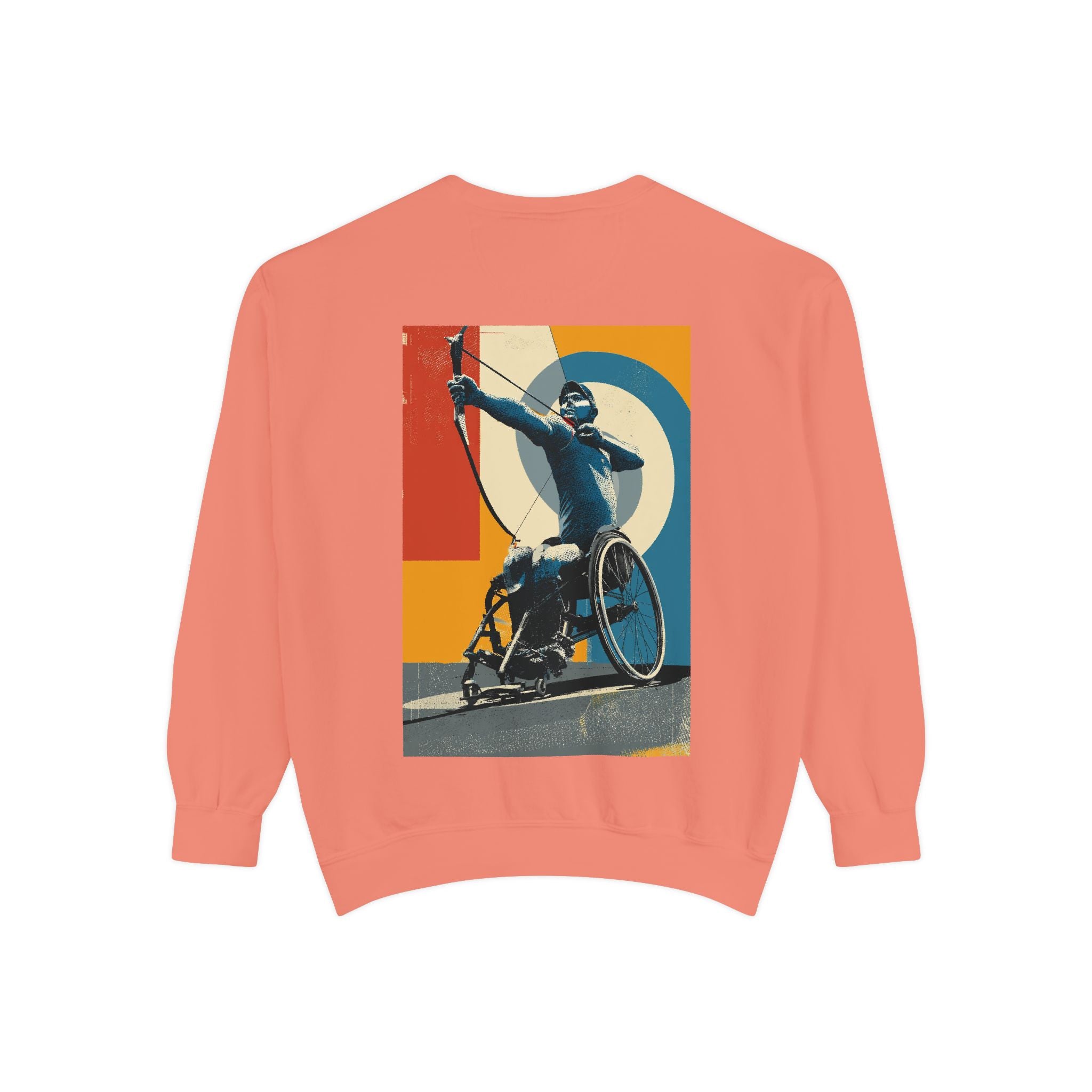 Inspirational Unisex Sweatshirt - Motivational Sports Archery Design | Perfect for Coaches, Athletes, Gifts, Casual Wear, and Events
