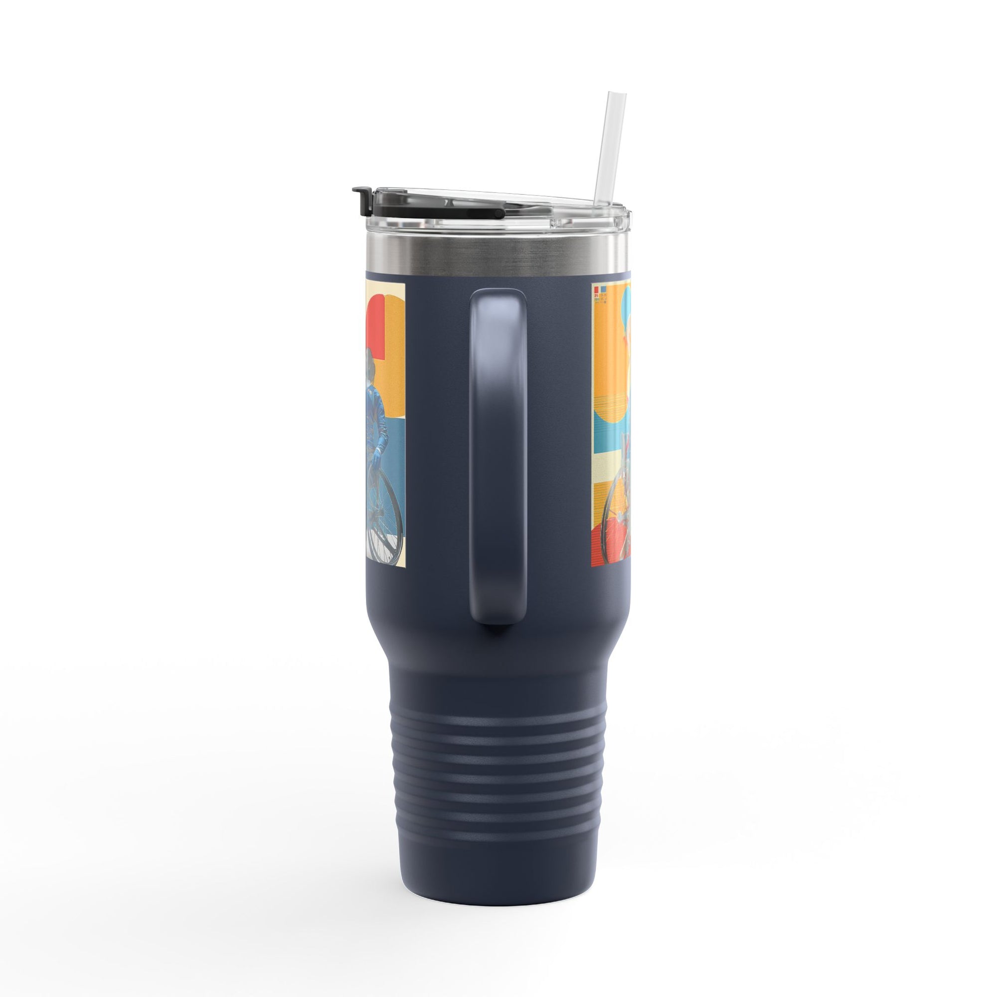 Vibrant Insulated Travel Mug, 40oz | Stylish Drinkware for Outdoor Adventures, Sports, Travel, Gifts